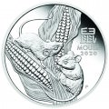 SILVER 2020 Year of the Mouse 1 oz PROOF $1