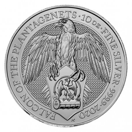 10 oz silver Queen's Beast 2019 BLACK BULL OF CLARENCE £10 