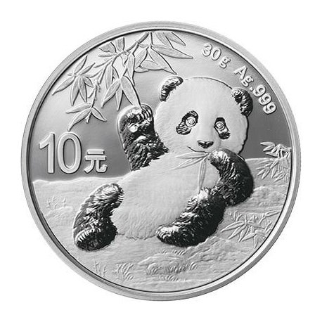 30 GR SILVER PANDA 2020 Yuan 10