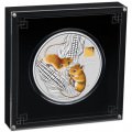 Australian Lunar Coin Series III 2020 Year of the Mouse 1 Kilo Silver Coin with Gold Privy Mark Mintage 338