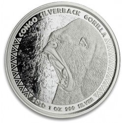 1 oz silver GORILLA CONGO 2019