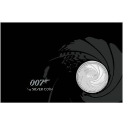 Perth Mint JAMES BOND 007 2020 1oz SILVER BULLION COIN $1 in CARD