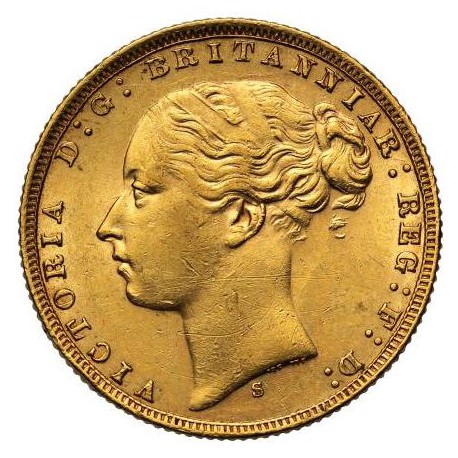 FULL GOLD SOVEREIGN 1872