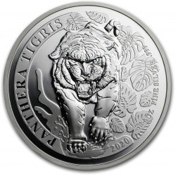 LAOS 1 oz silver TIGER 2020 Panthera Tigris 500 KIP