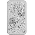 Perth Mint 1 oz silver RECTANGLE DRAGON $1 BAR 2019