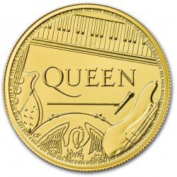 u.k. 1 oz GOLD Music Legends 2020 BU £100 QUEEN
