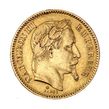 20 fr GOLD FRANCE GENIE OR