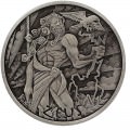 PM 1 oz silver GODS OF OLYMPUS 2020 ZEUS BU $1