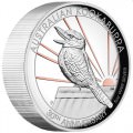 30th Anniversary Australian Kookaburra 2020 5oz Silver Proof High Relief Gilded Coin 