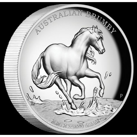 1 oz silver Australian BRUMBY HORSE 2020 $1 Pre-sale
