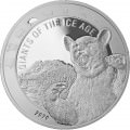 Ghana 1 oz silver GIANTS of the ICE AGE 2021 CAVE BEAR 5 Cedis