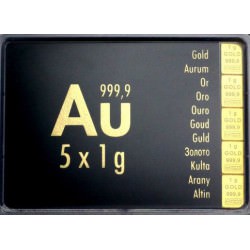 5 gr COMBIBAR GOLD - 5 x 1gr