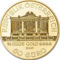 Or WIENER PHILHARMONIKER 1/2 oz gold