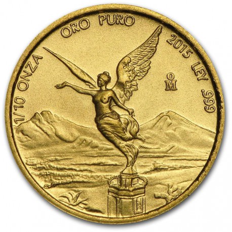 1/10 oz gold LIBERTAD 2015 BU