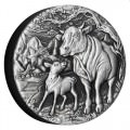 PERTH MINT Australian Lunar Series III 2020 Year of the Mouse 2oz Antiqued Silver Coin Mintage 1888