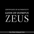 PM 5 oz silver GODS OF OLYMPUS 2021 ZEUS BU $1 MINTAGE 450 !