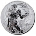 PM 5 oz silver GODS OF OLYMPUS 2021 ZEUS BU $1 MINTAGE 450 !