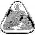 RAM 1 oz silver TRIANGULAR coin ZEEWIJK 2021 $1