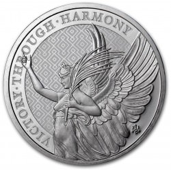 ST HELENA 1 oz silver The QUEEN'S VIRTUES VICTORY 2021 £1