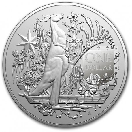 RAM 1 oz silver COAT OF ARMS AUSTRALIA 2021 $1