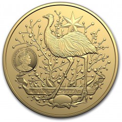 RAM 1 oz GOLD COAT OF ARMS AUSTRALIA 2021 $100