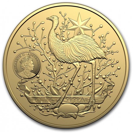 RAM 1 oz GOLD COAT OF ARMS AUSTRALIA 2021 $100