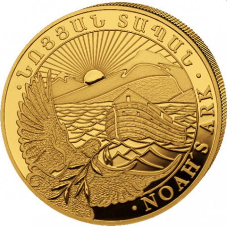 Armenia 1/2 oz gold NOAH's ARK 2021 Dram 25000