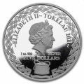 Tokelau 1 oz silver FLYING FISH 2020 $5