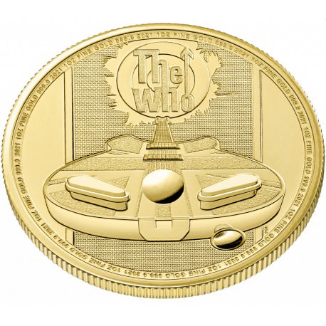 u.k. 1 oz GOLD Music Legends 2021 BU £100 THE WHO