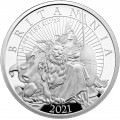 UK 1 oz silver 2021 £2 THE BRITANNIA CORE COIN RANGE PROOF Box + Coa