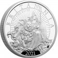 UK 1 oz silver 2021 £2 THE BRITANNIA CORE COIN RANGE PROOF Box + Coa