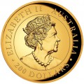 Perth Mint 2 oz gold KOOKABURRA 2021 $200 Proof High Relief