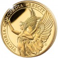 ST HELENA 1 oz GOLD The QUEEN'S VIRTUES VICTORY 2021 £100 proof VICTORIA CONCORDIA CRESCIT