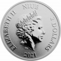NIUE 1 oz silver MICKEY & PLUTO 2020 $2