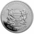 1 oz silver Mandala buffalo 2020 Chad 5000 CFA 