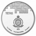 Niue 1 oz silver TETRIS 2021 St Basil's Cathedral BU $2