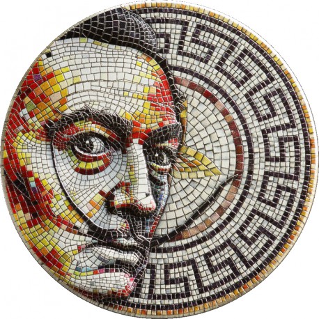Niue 2 oz silver Mosaic coin 2021 SALVADOR DALI $2