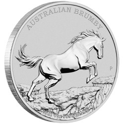 1 oz silver Australian BRUMBY HORSE 2021 $1 