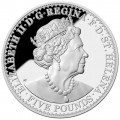 ST HELENA 1 KILO Silver GOTHIC CROWN - Saint-Helena, Ascension and Tristan da Cunha 2022 Proof