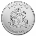 Barbados 1 oz silver OCTOPUS 2021 BU $1