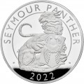 UK 2 oz silver The SEYMOUR PANTHER 2022 £2 PROOF Box + Coa The ROYAL TUDOR BEASTS COLLECTION