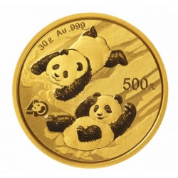 Gold CHINA PANDA 30 GR 2022 Yuan 500