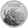 Niue 1 oz silver SHREK 2021 $2 Anniversary