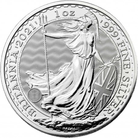 UK 1 oz silver BRITANNIA 2022 £1