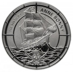 RAM 1 oz silver ANNE BONNY PIRATE 2021 BU $2