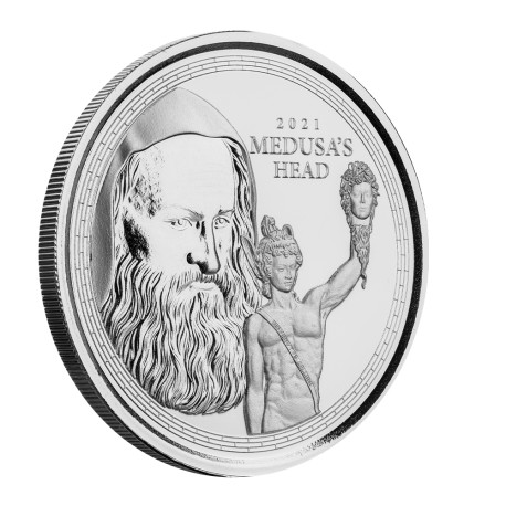 1 oz silver 5 CEDIS Ghana ALIEN 2021 BU