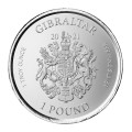1 oz silver 5 CEDIS Ghana ALIEN 2021 BU