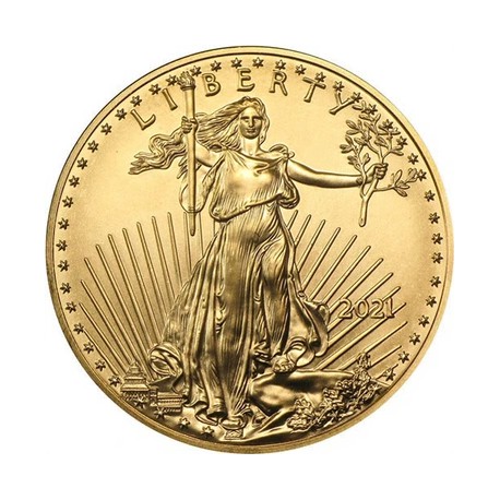1/2 oz GOLD AMERICAN EAGLE BU $25