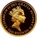 U.K. 1 oz gold BRITANNIA 1993 BU £100