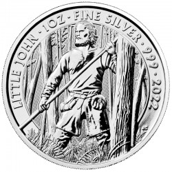1 oz silver MYTHS & LEGENDS 2022 £1 LITTLE JOHN